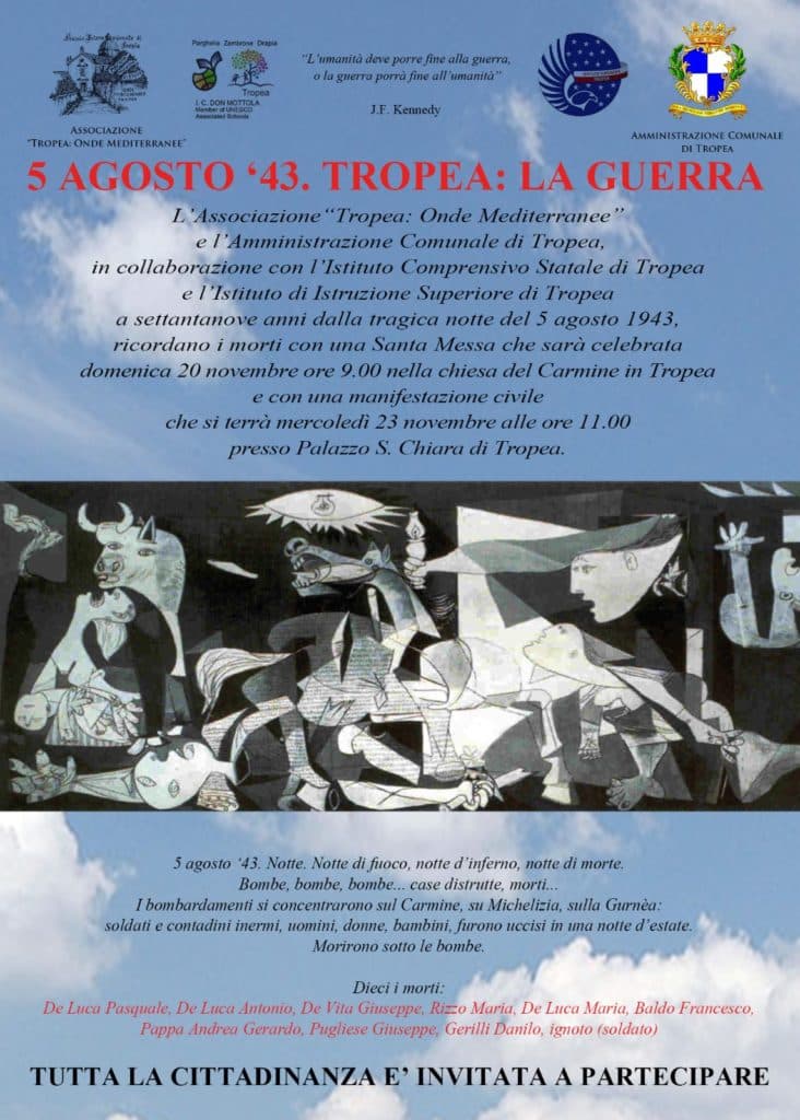 5 agosto 43. Tropea la guerra